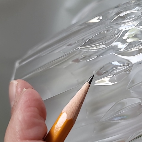 Cristal D'Arques-Durand mugs two Bretagne lead crystal clear hot beverage - Picture 10 of 12